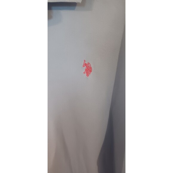 U.S. Polo Association Shirt Mens XL Pale Blue Short Sleeve Luxury Feel - Picture 4 of 4